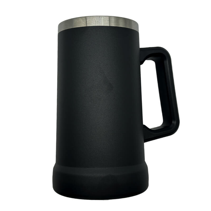 Engraved German Beer Mug 23oz Black