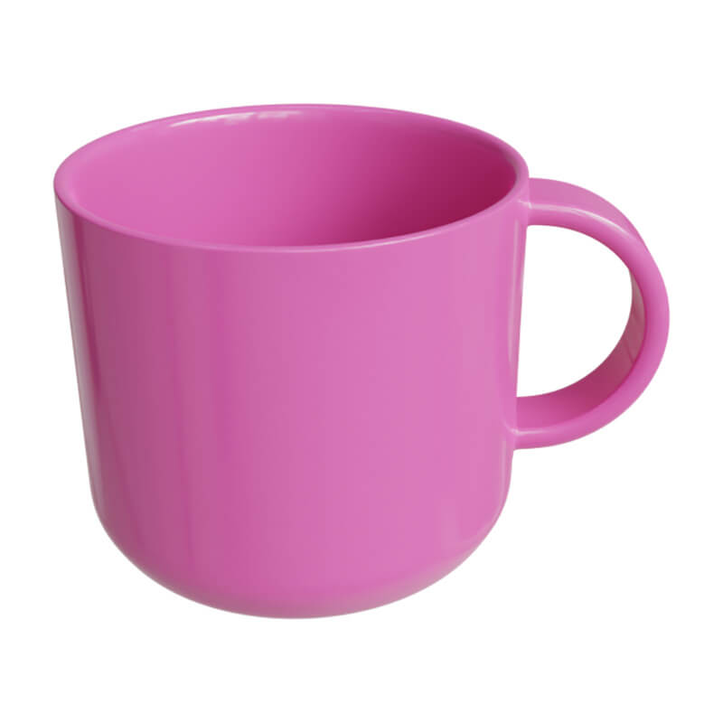 Kids polymer pink mug