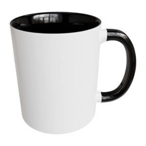 Black white sublimation mugs