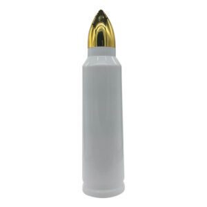 Double wall 1000ml bullet flask white