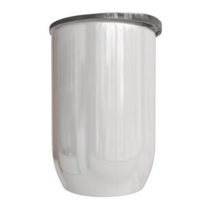 Double wall stainless steel gin tumbler ? white