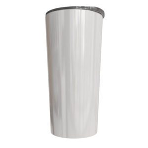 Double wall white stainless steel rum tumbler