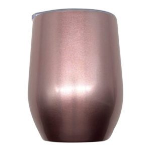 Sublimation Rose Gold 12oz Wine Glass Stainless Steel