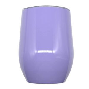 Sublimation Purple 12oz Wine Glass Stainless Steel