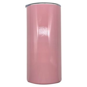 Sublimation Pink 15oz Skinny mug Stainless Steel