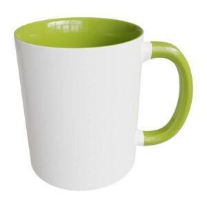Light green sublimation mugs