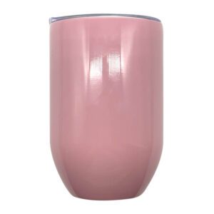 Sublimation Pink Gin Glass Stainless Steel
