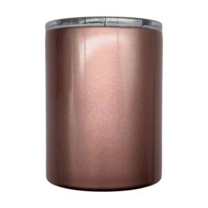 Sublimation Rose Gold Stainless Steel Whiskey Tumbler 12oz