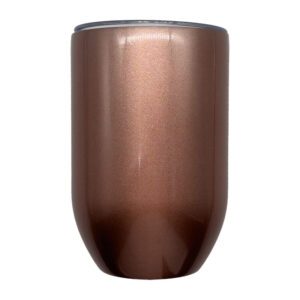 Sublimation Rose Gold Gin Glass Stainless Steel