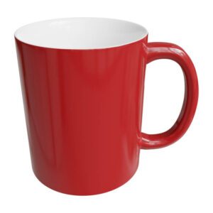 Red color changing magic mugs