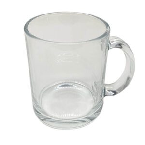 Sublimation glass mug plain