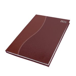 A4 Notello Two-Tone S-Wave Diary (Padded Cover) – Navy – A4 – AS SUPPLIED